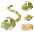 SeJean Fun Greedy Snake Game - Superkul fjärrstyrd ormstrid, trådlös fjärrkontroll-FX- Green Set