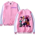 KPop Demon Hunters Kids Rosa Baseballjacka – Höst Vinterkappa för Flickor pink 1 110