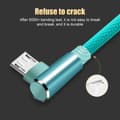 Pikkukuva 2 / 5: Vinklad 90 asteen latauskaapeli USB a - USB c / iPhone Light (Type-C) harmaa (Type-C) harmaa{FY} (Type-C) gray 1 meter