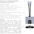 Pikkukuva 5 / 5: 2-in-1 Lightning/Type-C - Ethernet-sovitin -Phone/-Pad-laitteille, 100 Gigabit Ethernet LAN-verkkosovitin, (IS 12.0 tai uudempi) {EE}
