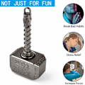 Miniatyrbillede 4 af 5: Hånd Finger Spinners Metal 2 i 1, Transformabel Fokus Stresslindring Fidgets Legetøj Fingerspids Gyro Stress