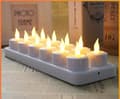 Flameless Candles - 12 Rechargeable LED Lights-FX-