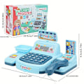 Miniatyrbilde 3 av 5: Kasseapparat Leke for Barn Simulert Supermarked Kasseapparat Puslespill 【HY】