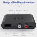 Miniatyrbillede 4 af 5: Bluetooth 5.2 lydmodtager med NFC, USB, RCA & 3.5mm Aux-indgang-FX-