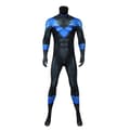 Son of Batman Nightwing-kostume 3D Spandex-jumpsuit til voksne og børn Cosplay-bodysuit-FX- 2XS