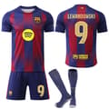 FC Barcelona 2025-26 Champions League Sæt med Strømper - Lewandowski #9 X-FX- XL No.9 Lewandowski