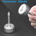 Miniatyrbillede 5 af 5: Hånd Finger Spinners Metal 2 i 1, Transformabel Fokus Stresslindring Fidgets Legetøj Fingerspids Gyro Stress