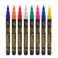 8 st 1,0 mm färgade raderbara flytande kritpennor små whiteboardpennor Electro-FX-