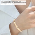 Miniatyrbillede 5 af 5: Magnetarmbånd til smertelindring i rustfrit stål Magnetisk terapiarmbånd Sundt guld