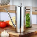 Miniatyrbillede 2 af 10: Oliedispenser i rustfrit stål med drypfri tud og håndtag til madlavning i køkkenet 700ml