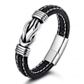 Miniatyrbillede 1 af 4: Læderarmbånd til bedstemor og barnebarn