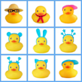 Miniatyrbild 2 av 5: Gummianka Advent 2023, Advent 2023 Barn, Advent Anka Bad Till 05(24 ducks)