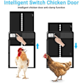 Miniatyrbild 4 av 4: Automatic Chicken Coop Door with Timer and Manual Smart Chicken Door IPX3 Aluminum Chicken Flap for Duck