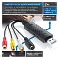 Miniatyrbillede 2 af 5: Optager Capture Box Audio Video Converter Capture USB 2.0 Audio Video Grabber VHS Ny version Ny software kompatibel Windows 10-FX-