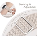 Miniatyrbilde 5 av 5: 5-Pakning Flettet Elastisk Justerbar Rem Kompatibel for Apple Wa【HY】