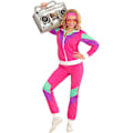 Miniatyrbillede 2 af 5: Widmann - Kostume Træningsdragt Pink 80'er Outfit Joggingdragt Karnevalskostume, flerfarvet L