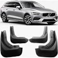 Miniatyrbilde 3 av 3: Høykvalitets Ekte Formpressede Sprutbeskyttere Mud Flaps FOR 2019-2024 Volvo V60 Stasjonsvogn