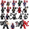 18 st Spiderman Venom minifigurer byggklossar actionfigur set-FX-