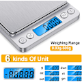 Miniatyrbilde 2 av 5: Digital Plattformvekt 0.1g/3000g