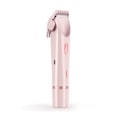 Pikkukuva 5 / 5: 2-in-1 Bikini Trimmer Sähköinen Parranajokone Naisille, Vedenkestävä, Karvanpoisto Jalkojen, Käsivarsien, Kainaloiden Kasvojen Ajamiseen Pinkki，Kaksoispää, Type-C pueple