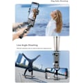 Miniatyrbillede 2 af 5: Smartphone gimbal stabilisator, 2-akset automatisk ansigtssporing selfie stick med stativ og LED-lys