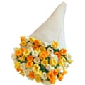 DIY Håndvevd Blomsterbukett-teppe, Mykt Hudvennlig Maskinvaskbart for Nybegynnere-FX- Three