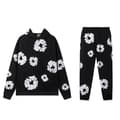 Hættetrøje Sæt Denim Tears Hættetrøje og Bukser Sæt - Sort - Størrelse M Black-FX- Black M