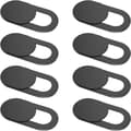 Webbkameraskydd [8-pack], 0,6 mm ultratunt metallskydd för webbkamera för MacBook Pro, iMac, Laptop, PC, iPad Pro, iPhone 8/7/6 Plus, Skydda Din-FX-