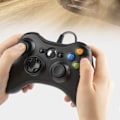 Pikkukuva 2 / 5: USB-kaapelilla varustettu peliohjain Xbox 360 -ohjaimille, pelikonsolin peliohjain, joystick, kaukosäädin, korvaava, valkoinen
