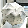 Miniatyrbillede 2 af 5: UV Solparasol Kompakt Foldbar Rejseparaply Automatisk Åbning Cl