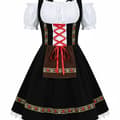 Dirndl-kjole til kvinder Oktoberfest bayersk kostume til festival og karneval M Mixed