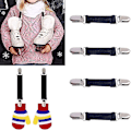 Miniatyrbillede 3 af 3: 6 stk. Vintervanter Klemmer Elastiske Rustfri Handskeklemmer-Jan-