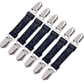 Miniatyrbillede 1 af 3: 6 stk. Vintervanter Klemmer Elastiske Rustfri Handskeklemmer-Jan-