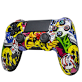 Miniatyrbillede 1 af 5: Trådløs controller kompatibel med PS4/Slim/Pro med dobbel vibration/6-akset bevægelsessensor/lydfunktion
