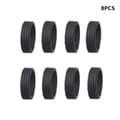 8st silikon resebagage hjul Skospets Silent Wheel Prot Black-FX-
