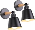 Miniatyrbillede 1 af 5: 2-pak industrielle vintage væg- og loftslamper E27-FX-