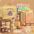 Capybara Kawaii Stationery Set: Includes Pens, Stickers, and Pencil Sharpener - Gift Pack for Kids