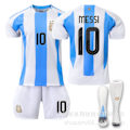 Miniatyrbilde 1 av 2: Messi 10 Argentina Copa America hjemmefotballdrakt siste voksen barn fotballdrakt for den nye sesongen 5 Adult M（170-175cm）