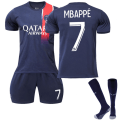 Pikkukuva 1 / 2: 23-24 Pariisin lasten jalkapallopaita nro 7 Mbappe Adult Kids Saint-Germain Goodies -kausipäivitys Saint-Germain 28（12-13Years）