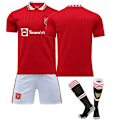 Pikkukuva 1 / 2: 22/23 Uusi Anchester United Football Shirt Jalkapallopaita aikuisille lapsille Unnumbered M