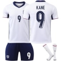 Miniatyrbillede 1 af 2: England UEFA Europa League hjemmefodboldtrøje nummer 9 Kanes seneste fodboldtrøje til voksne børn til den nye sæson 9 Kids 20(110-120cm)