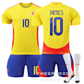 Miniatyrbilde 1 av 2: James 10 Colombia Copa America hjemmefotballdrakt nyeste voksen barn fotballdrakt for den nye sesongen Adult XXL（185-190cm）