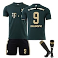 Pikkukuva 1 / 2: Lewandowski #9 22-23 uuden kauden jalkapallo T-paidat Jersey Set 2223 Barcelona Home Aikuiset Lapset Golden Special Edition M