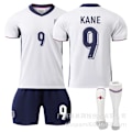 Miniatyrbillede 1 af 2: Kane 9 England EM hjemmefodboldtrøje nummer seneste voksen børns fodboldtrøje til den nye sæson 7 Kids 26(140-150cm)