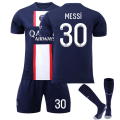 Pikkukuva 1 / 2: Messi #30 2023 Paris Saint-Germain Jalkapallopaita Aikuisten lasten jalkapallopaita Jalkapalloharjoitusvaatteet Kids 24(130-140cm)