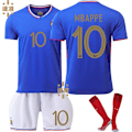 Pikkukuva 1 / 2: Ranska UEFA Europa League -kotijalkapallopaita numero 10 Mbappe uusin aikuisten ja lasten jalkapallopaita uudelle kaudelle 8 Adult XS（155-165cm）