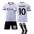 Pikkukuva 1 / 2: 22/23 iverpool Away Salah Jalkapallo Jersey Verryttelypuvut Aikuiset Lapset Uusimmat jalkapallopaidat MANE NO.10 L