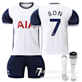 Miniatyrbillede 1 af 2: Søn 7 Tottenham Hotspur 24-25 hjemmefodboldtrøje seneste voksen børnefodboldtrøje til den nye sæson 6 Kids 28(150-155cm)