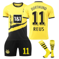 Miniatyrbillede 1 af 2: 2024 Dortmund hjemmefodboldtrøje nr. 11 Reus Ny sæson Seneste fodboldtrøje til voksne børn Adult XXL（190-200cm）