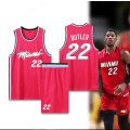 Miniatyrbild 1 av 10: Baskettröjor Sportkläder Jimmy Butler Miami Heat Nr 22 Baskettröjor Vuxna Barn City Edition Pink Adult 3XL（175-180cm）